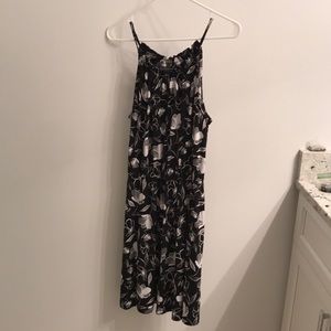 Flower print banana republic dress